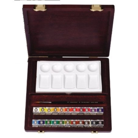 Rembrandt watercolour traditional box set - pans