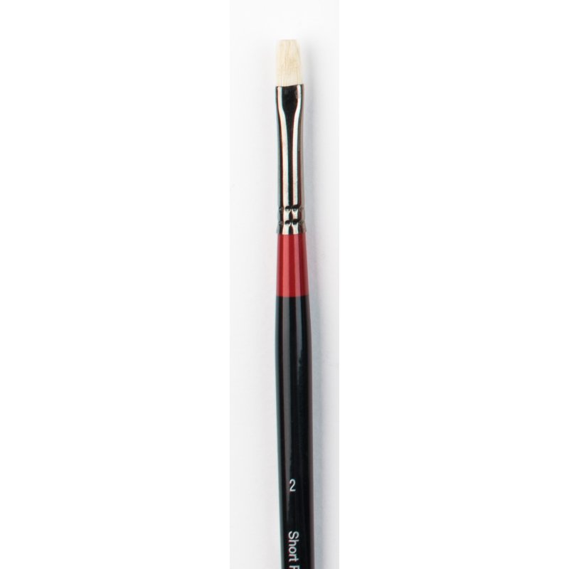Georgian Oil Brushes - G36 - Short flat - size 2 Georgian Oil Brushes - G36 - Short flat - size 2