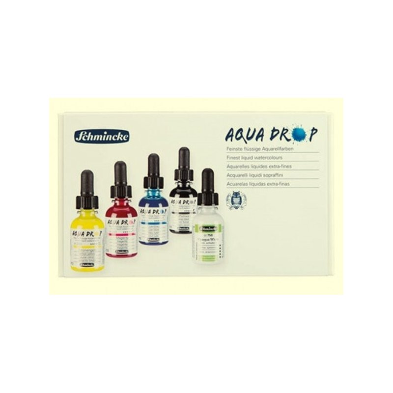 Schmincke Liquid Watercolours - set of 5 x 30ml