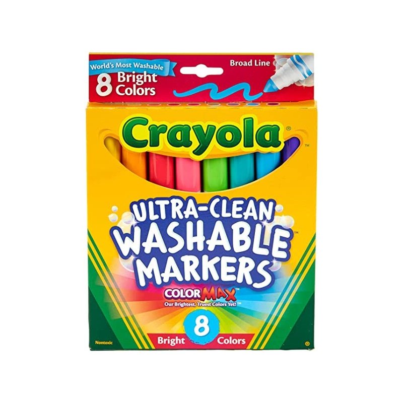 Crayola washable broad line markers