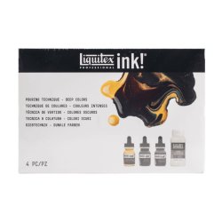 Liquitex ultra-fluid professional acrylic ink - deep colours set