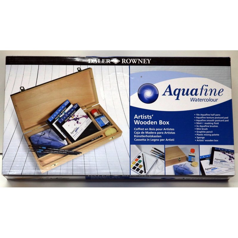 Daler Aquafine Artists watercolour box set