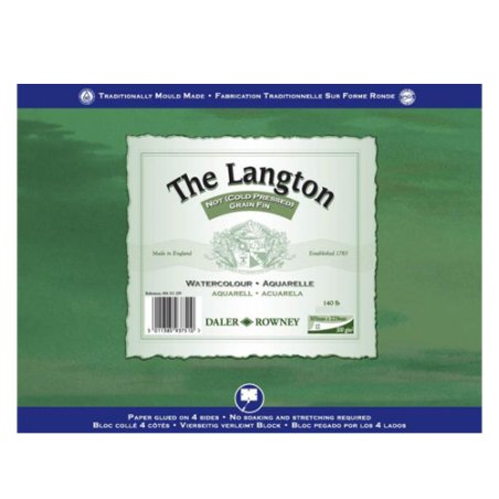 Daler Rowney Langton Watercolour Block NOT surface 140lb 300gsm