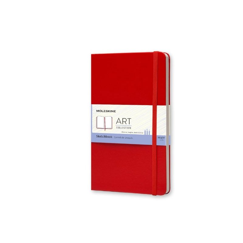 Moleskine Red Sketchbook - hard cover - Large 130 x 210mm