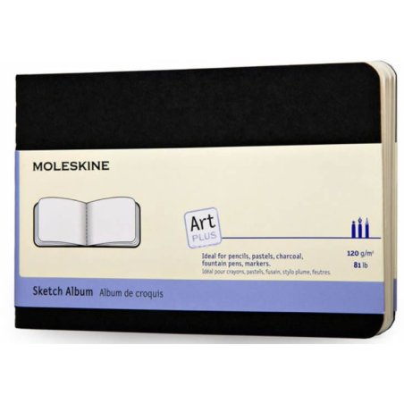 Moleskine Large Art Plus Cahier Sketch Album Black