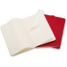 Moleskine  Cahier Journal - Large - Red - set of 3