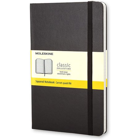 Moleskine Squared Notebook - Black - Large - A5