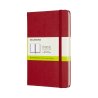 Moleskine Plain Red Notebook - hard cover - 130 x 210mm