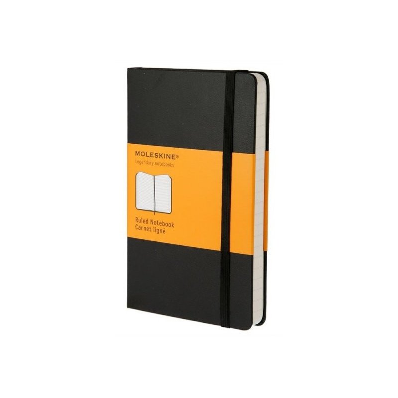 Moleskine Ruled Black Notebook 90 x 140mm