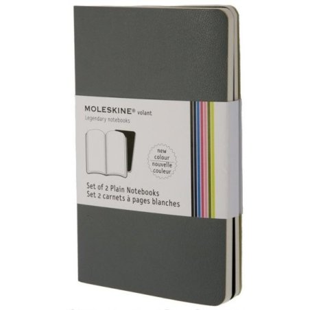 Moleskine Plain Volant Notebook Set - soft cover - Pocket 90 x 140mm