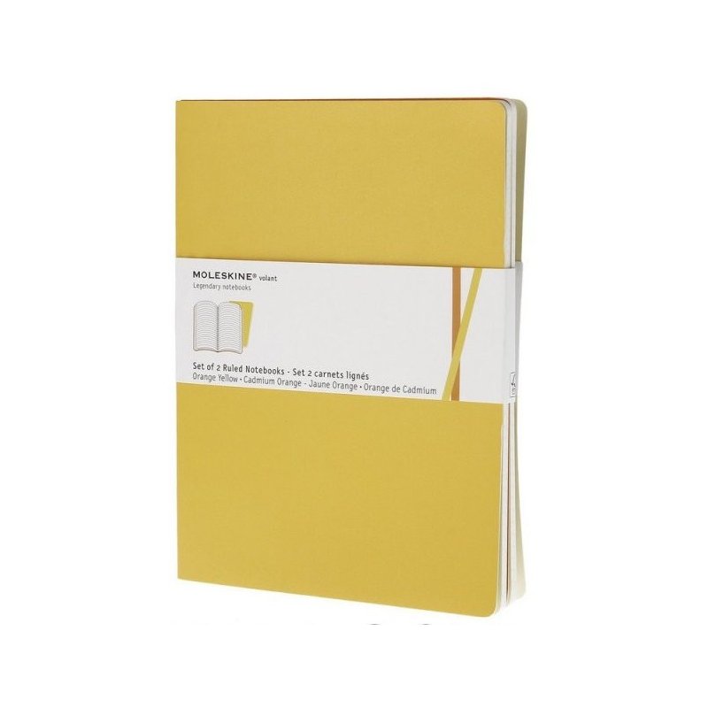 Moleskine Ruled Volant Notebook Set - soft cover - XLarge 190 x 250mm Moleskine Ruled Volant Notebook Set - soft cover - XLarge 190 x 250mm
