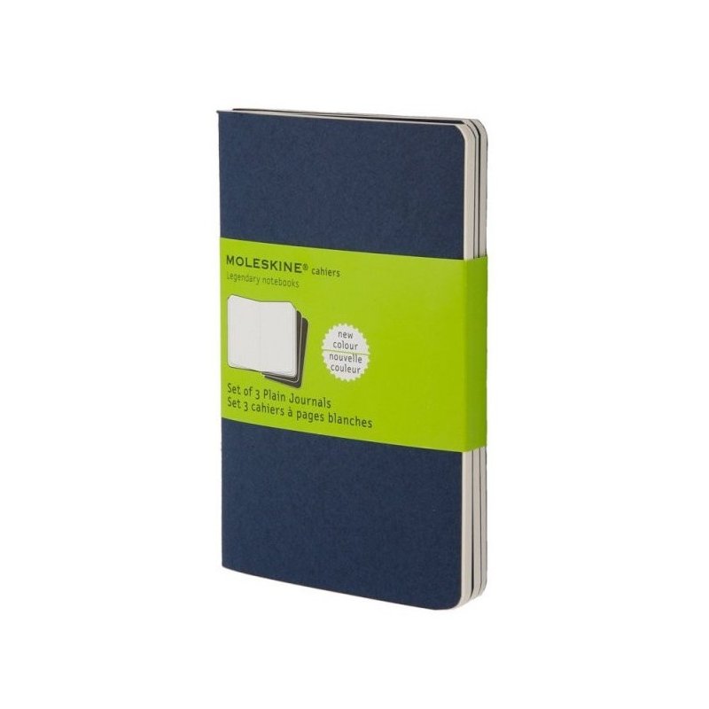 Moleskine set of 3 squared journals - indigo blue -soft cover - Pocket 90 x 140mm Moleskine set of 3 squared journals - indigo blue -soft cover - Pocket 90 x 140mm