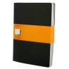 Moleskine set of 3 ruled journals - black -soft cover - X Large 190 x 250mm