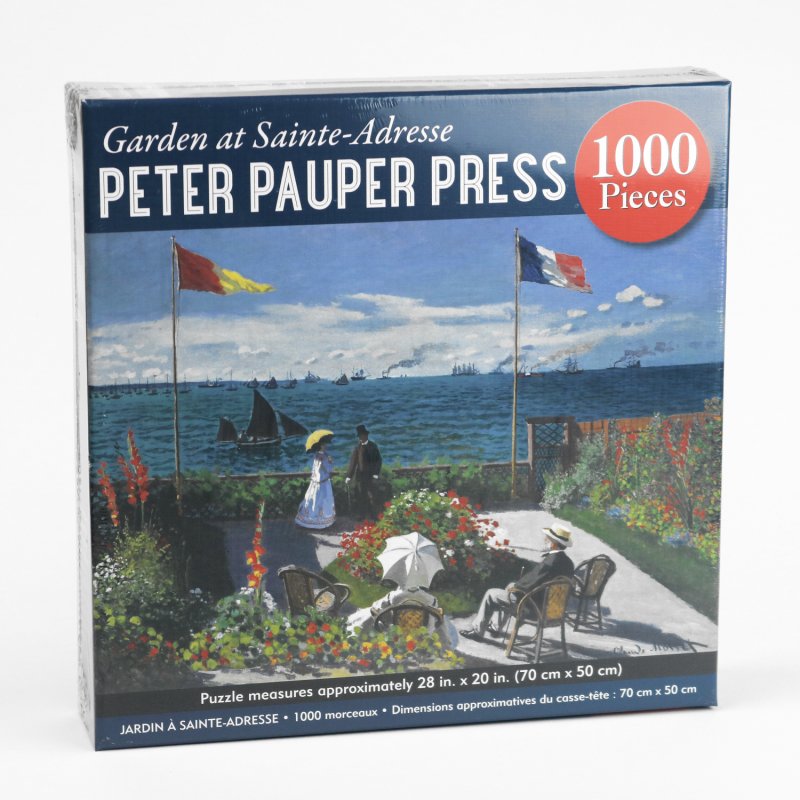 Garden At Sainte Adresse 1000 Piece Jigsaw