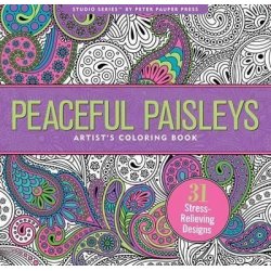 Peaceful Paisleys Adult Colouring Book