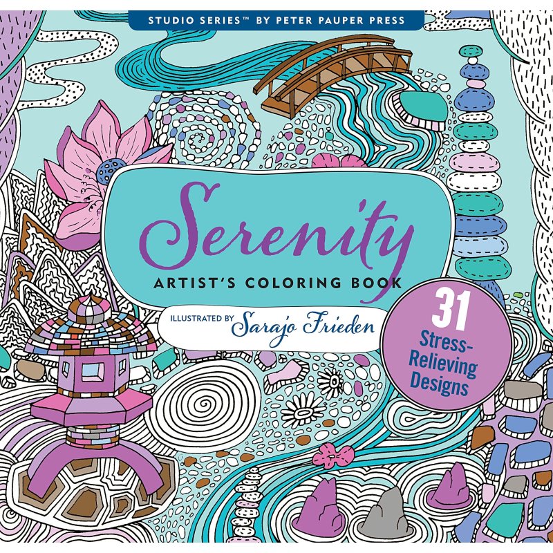 Serenity Artists Adult Coloring Book