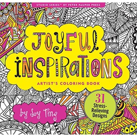 Joyful Inspirations Artists Adult Coloring Book