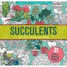 Succulents Artists Adult Coloring Book