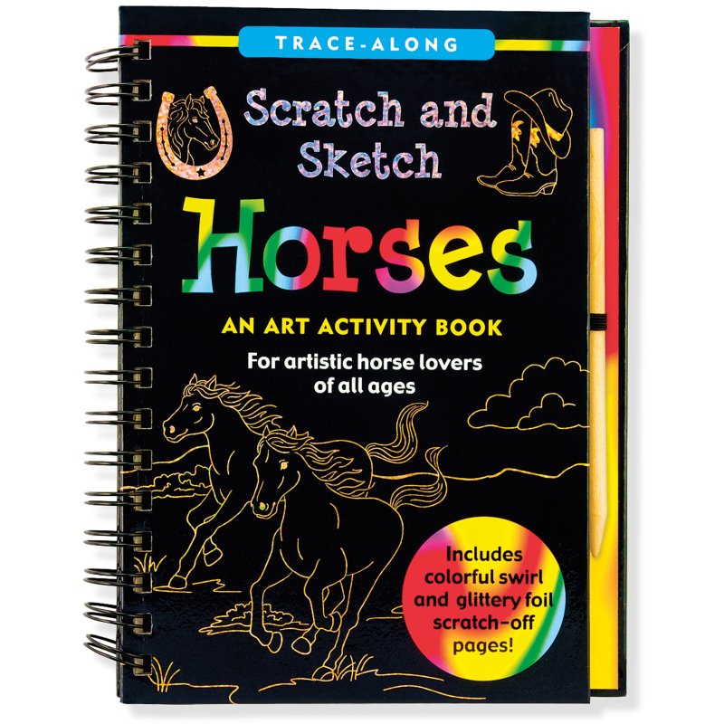 Scratch & Sketch Horses