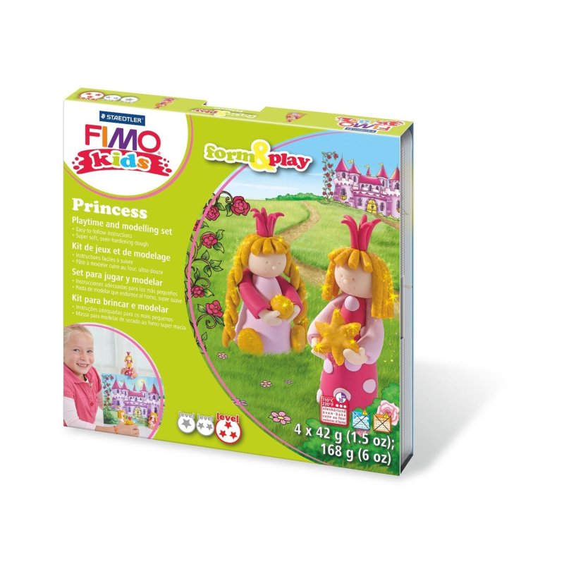 FIMO® kids Princess Form & Play Polymer Clay Set