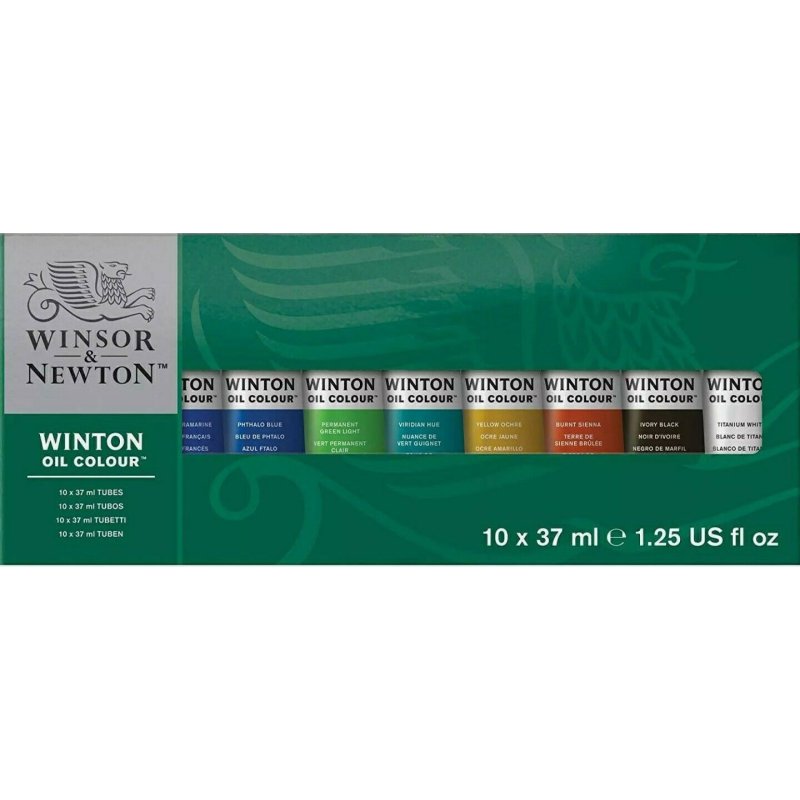 Winton Oil Colour 10x37ml Tube Set