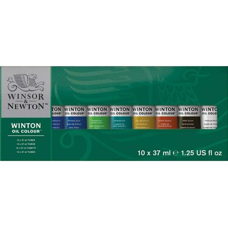 Winton Oil Colour 10x37ml Tube Set