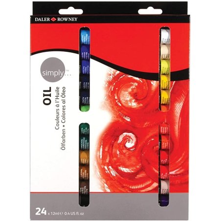 Daler Rowney Simply Oil Paints 24 Tubes