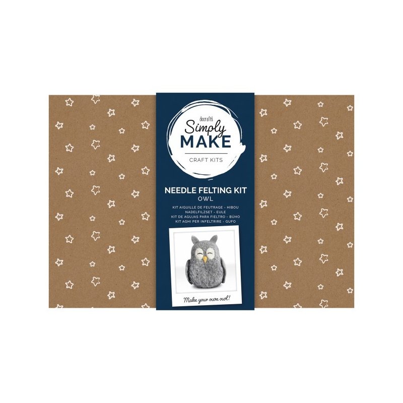 Simply Make Needle Felting Kit - Owl