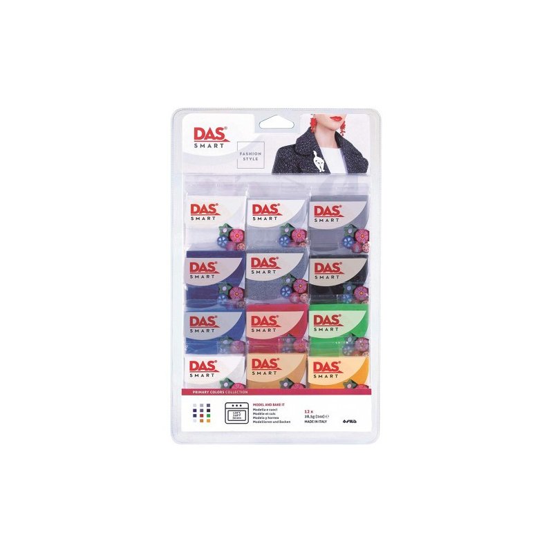 Das Smart Fashion Style Primary Colours Polymer Clay Set