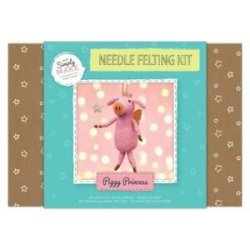 Simply Make Needle Felting Kit - Piggy