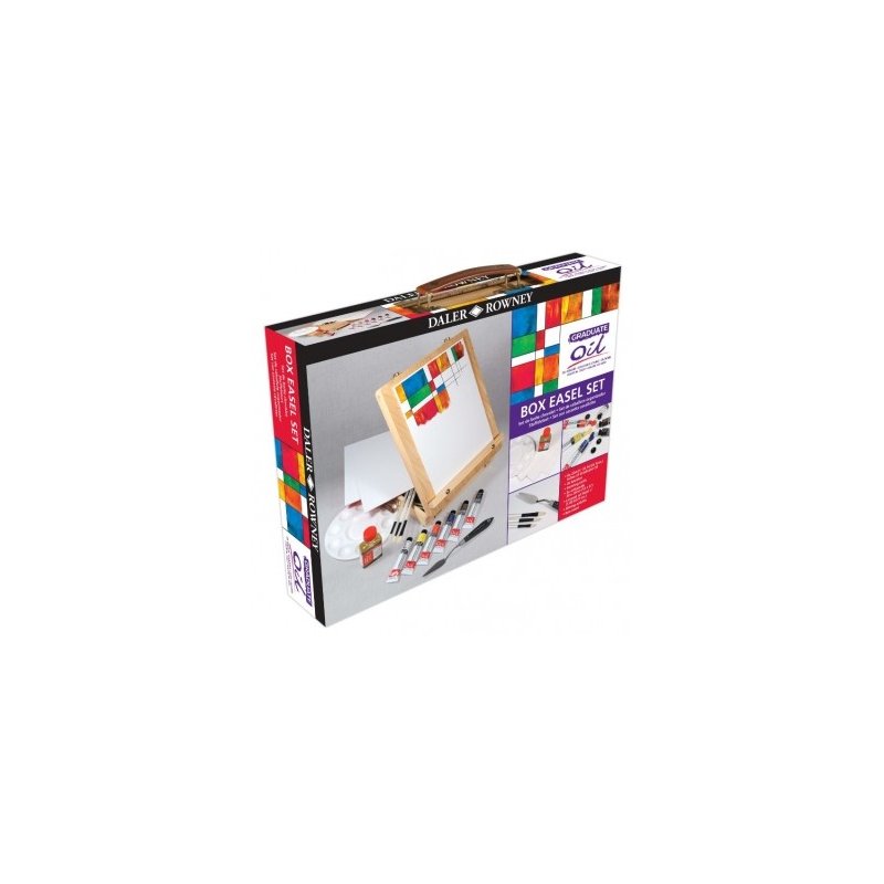 Daler Rowney Graduate Oil Box Easel Set Daler Rowney Graduate Oil Box Easel Set