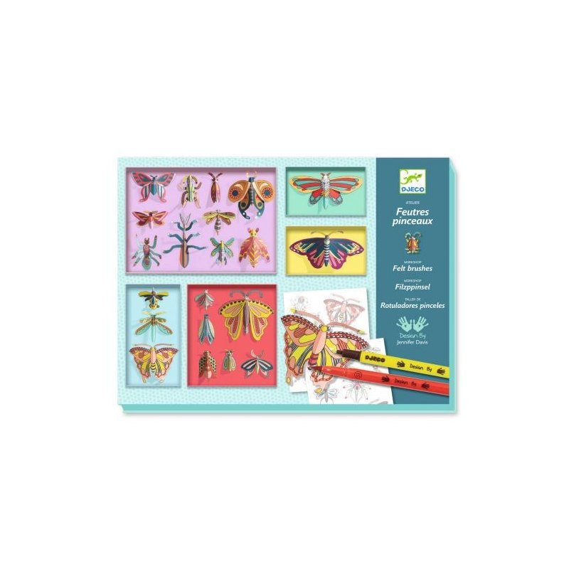 Cabinet of Curiosities Felt Tips by Djeco Cabinet of Curiosities Felt Tips by Djeco