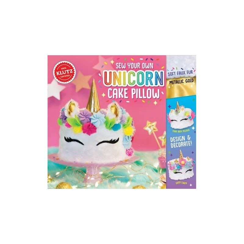 Klutz Sew Your Own Unicorn Cake Pillow