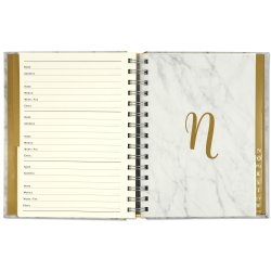 Marble Large Address Book