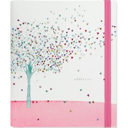 Tree of Hearts Large Address Book