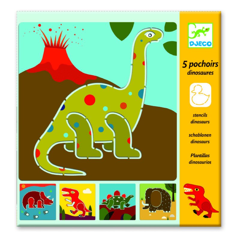 Dinosaurs Stencils by Djeco Dinosaurs Stencils by Djeco