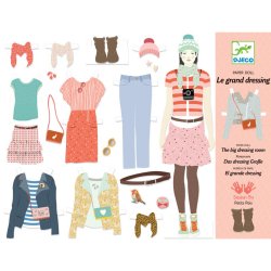 Paper Dolls: One Big Dressing Room by Djeco