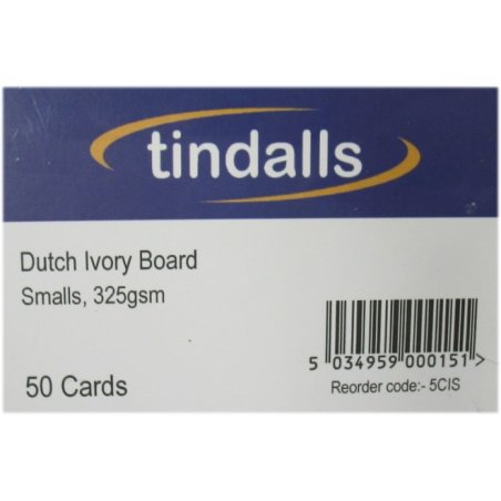 Tindalls Medium Plain Visiting Cards