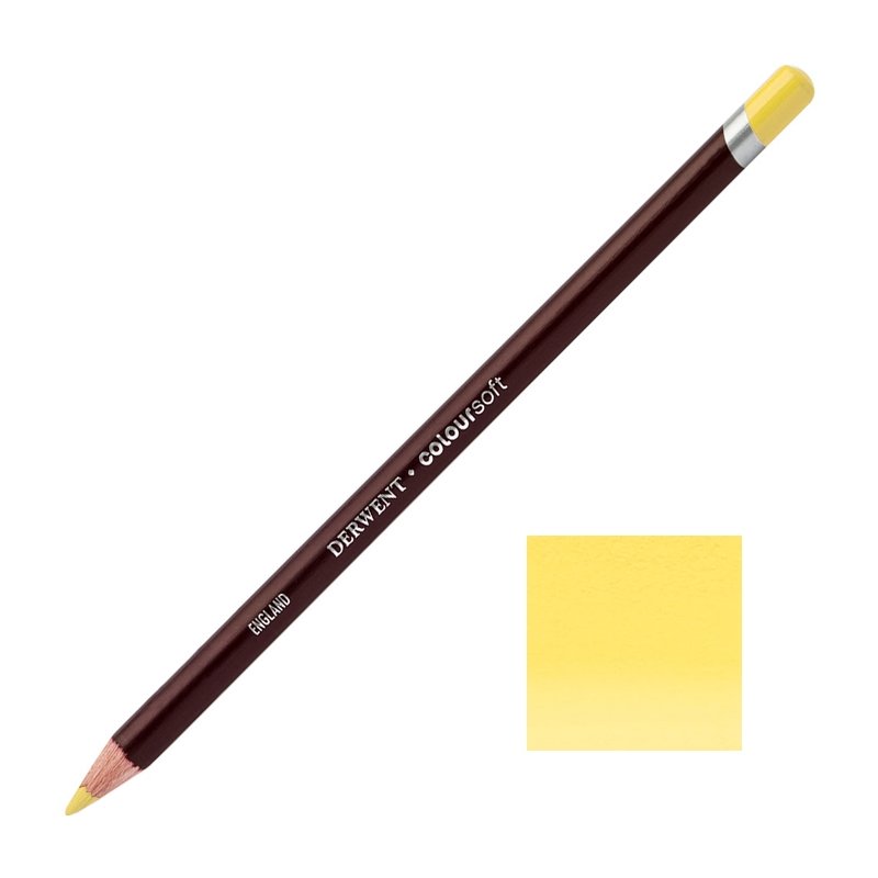 Lemon Yellow Derwent Coloursoft Pencil