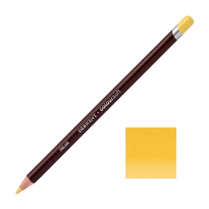 Deep Cadmium Derwent Coloursoft Pencil