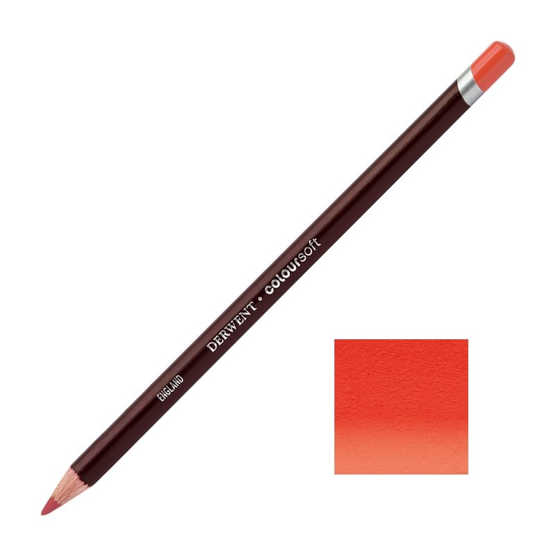 Red Derwent Coloursoft Pencils Red Derwent Coloursoft Pencils