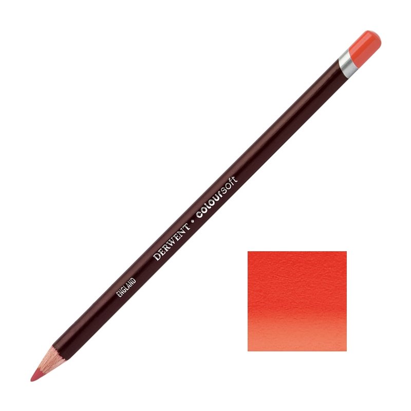 Red Derwent Coloursoft Pencils