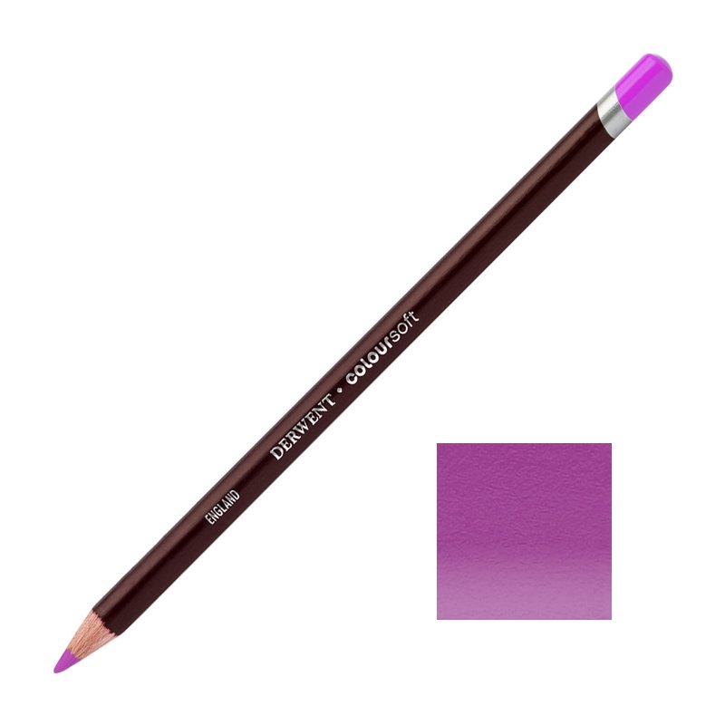 Deep Fuchsia Derwent Coloursoft Pencils