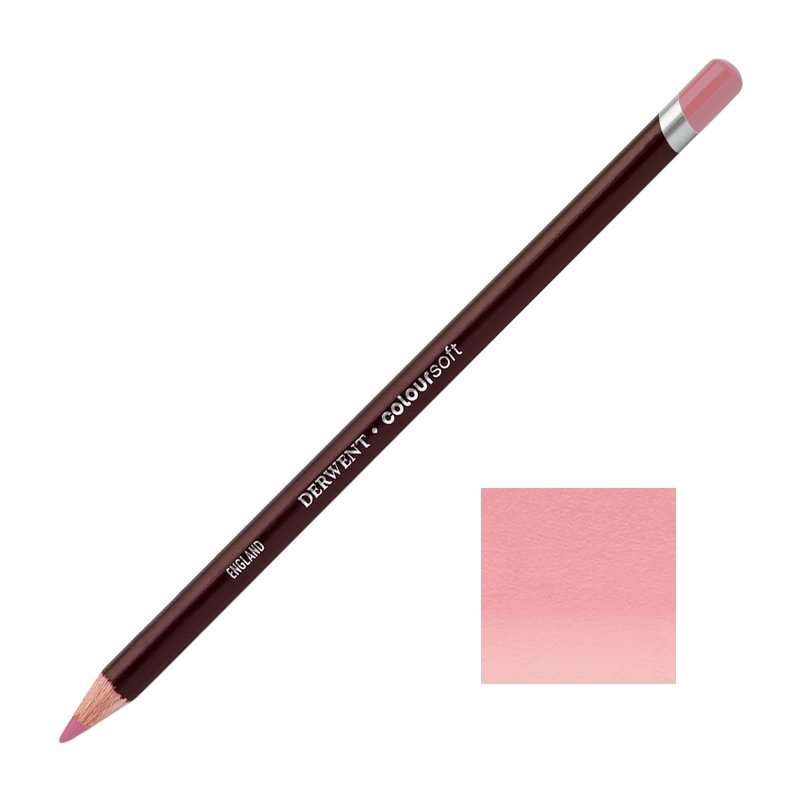 Bright Pink Derwent Coloursoft Pencils