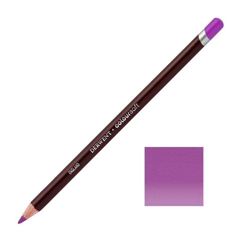 Bright Purple Derwent Coloursoft Pencils