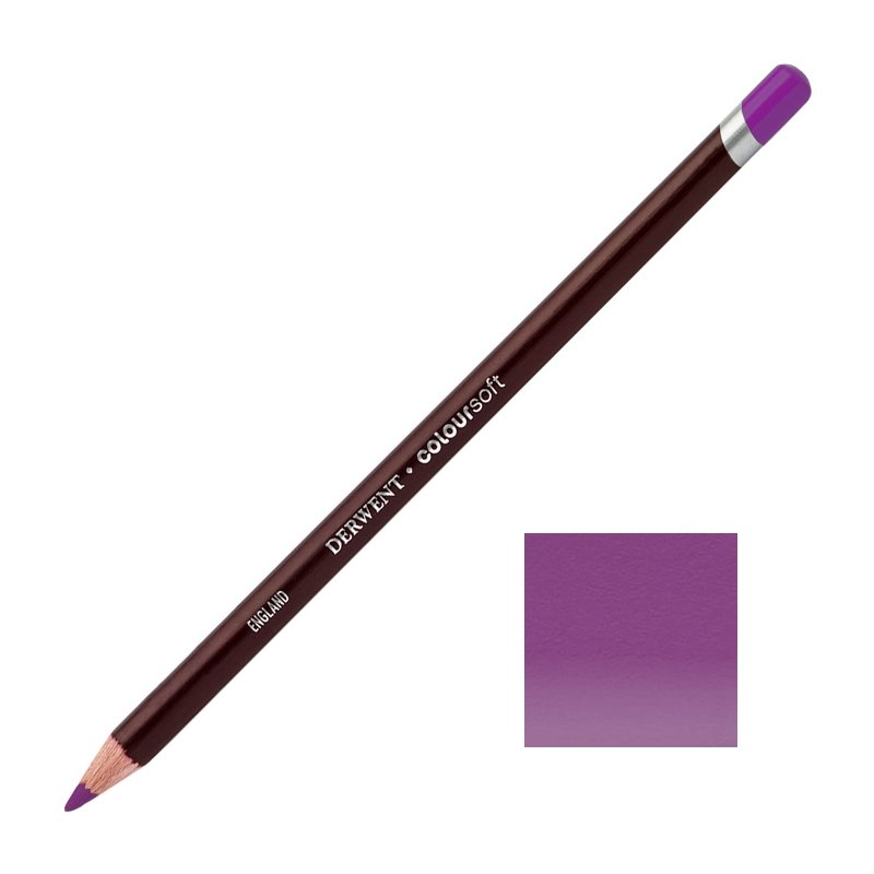 Purple Derwent Coloursoft Pencils