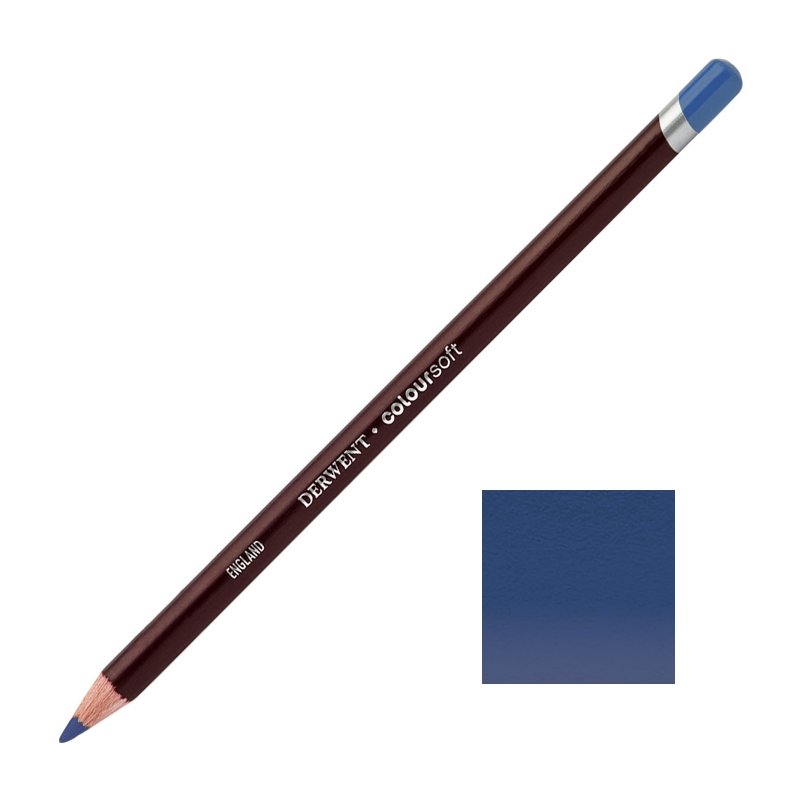 Indigo Derwent Coloursoft Pencils