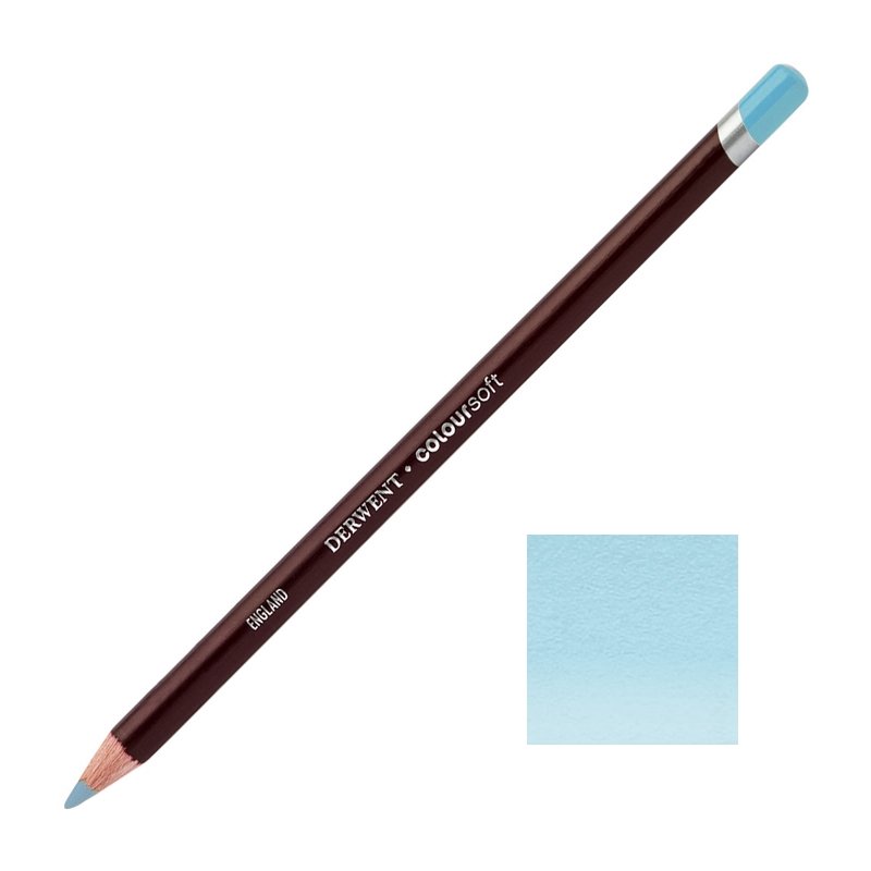 Baby Blue Derwent Coloursoft Pencils