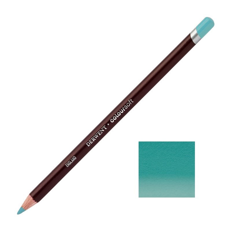 Sea Green Derwent Coloursoft Pencils