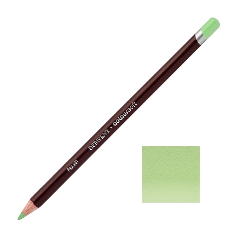 Light Green Derwent Coloursoft Pencils Light Green Derwent Coloursoft Pencils